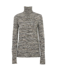 Pull col roulé en cachemire - Noir