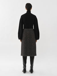 Pull col roulé en cachemire - Black