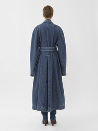 Trench oversize - Bleu Sombre