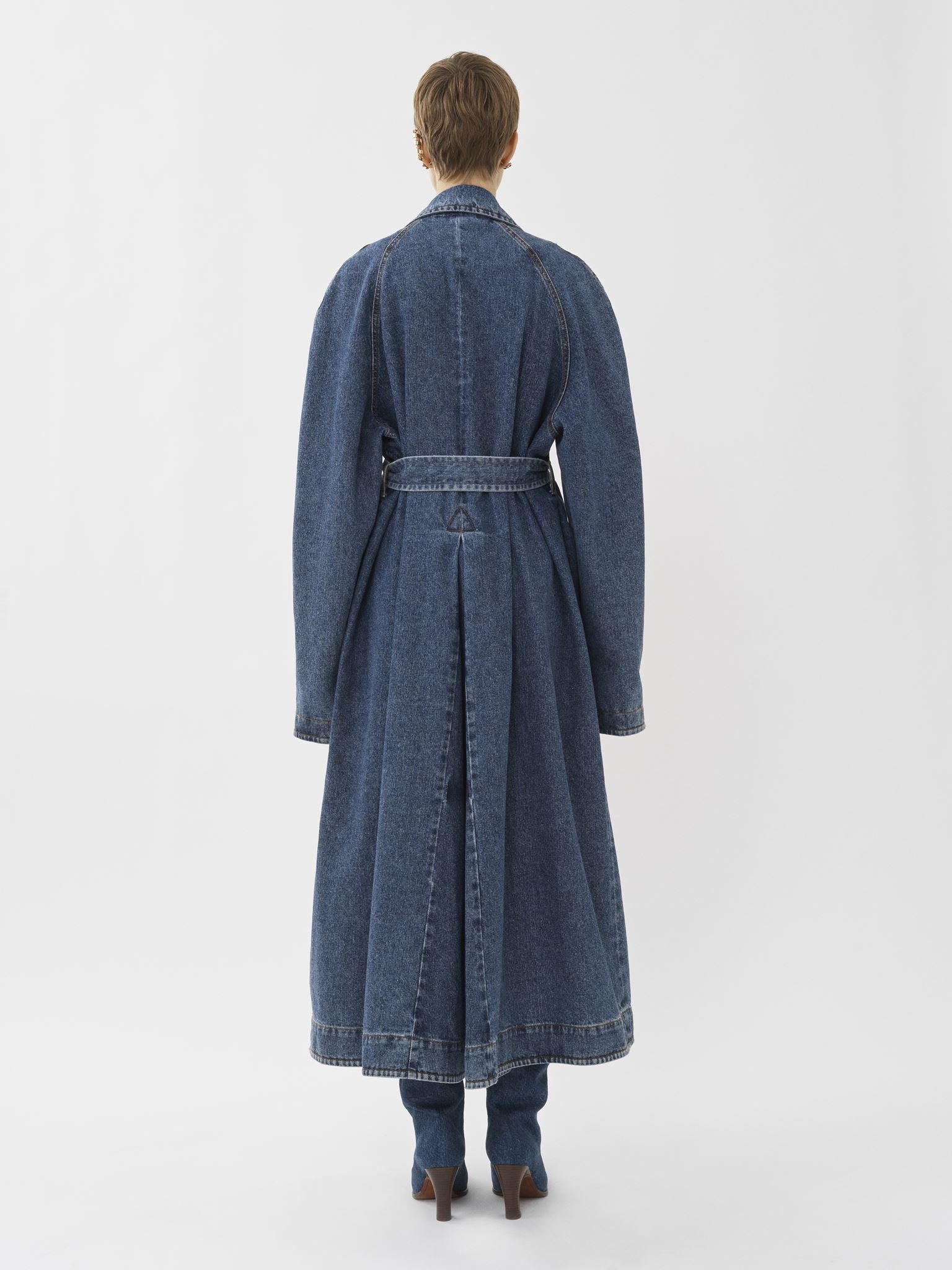 Trench oversize - Bleu Sombre