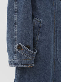 Trench oversize - Bleu Sombre