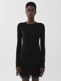 Pull classique en laine - Black