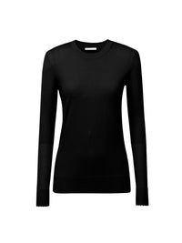 Pull classique en laine - Black