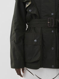Veste Dustyn Barbour x Chloé - Obsidian Brown