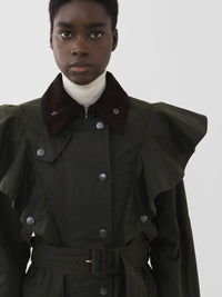 Veste Dustyn Barbour x Chloé - Obsidian Brown