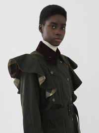 Veste Dustyn Barbour x Chloé - Obsidian Brown