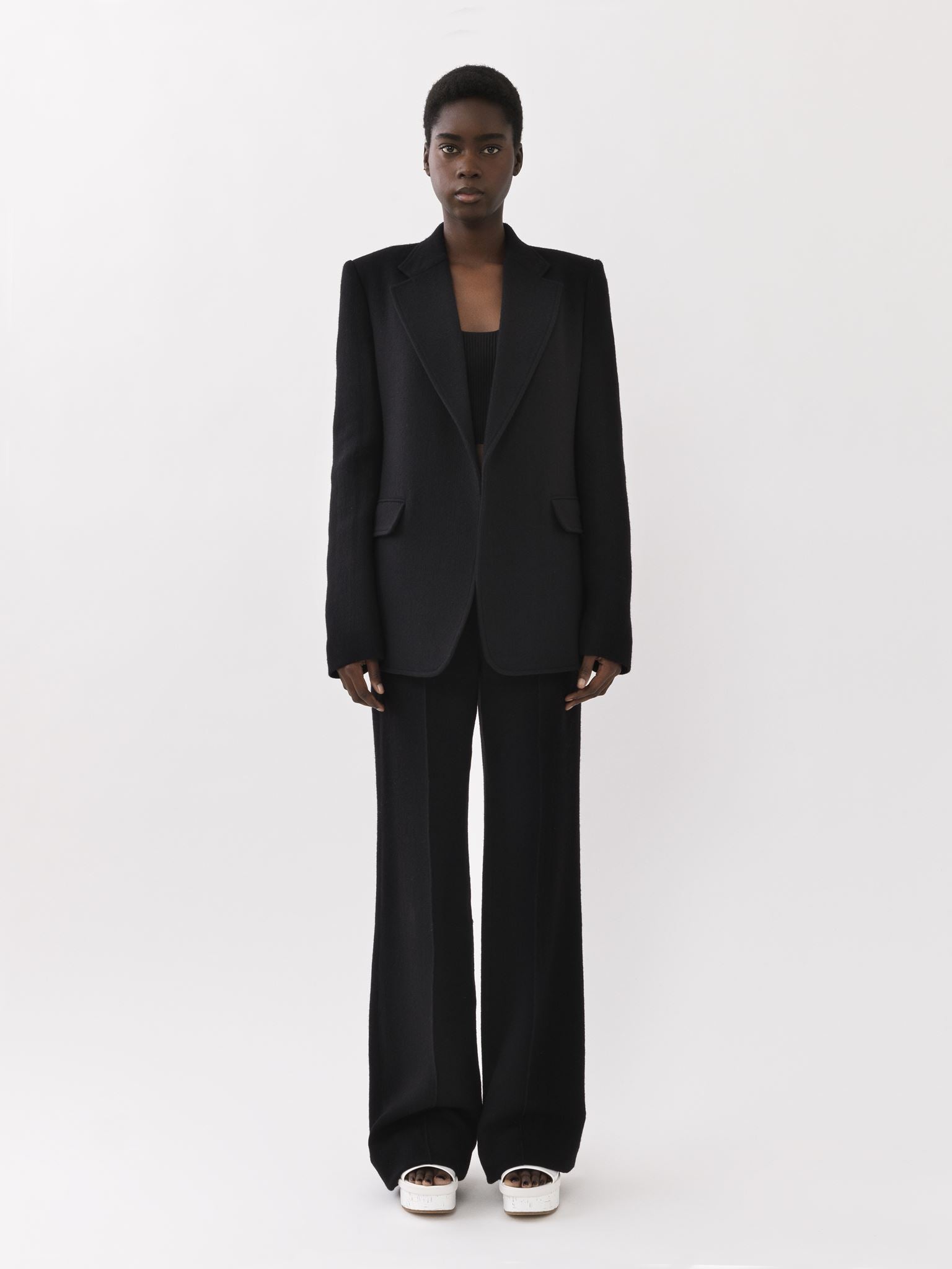 Veste blazer en laine - Black