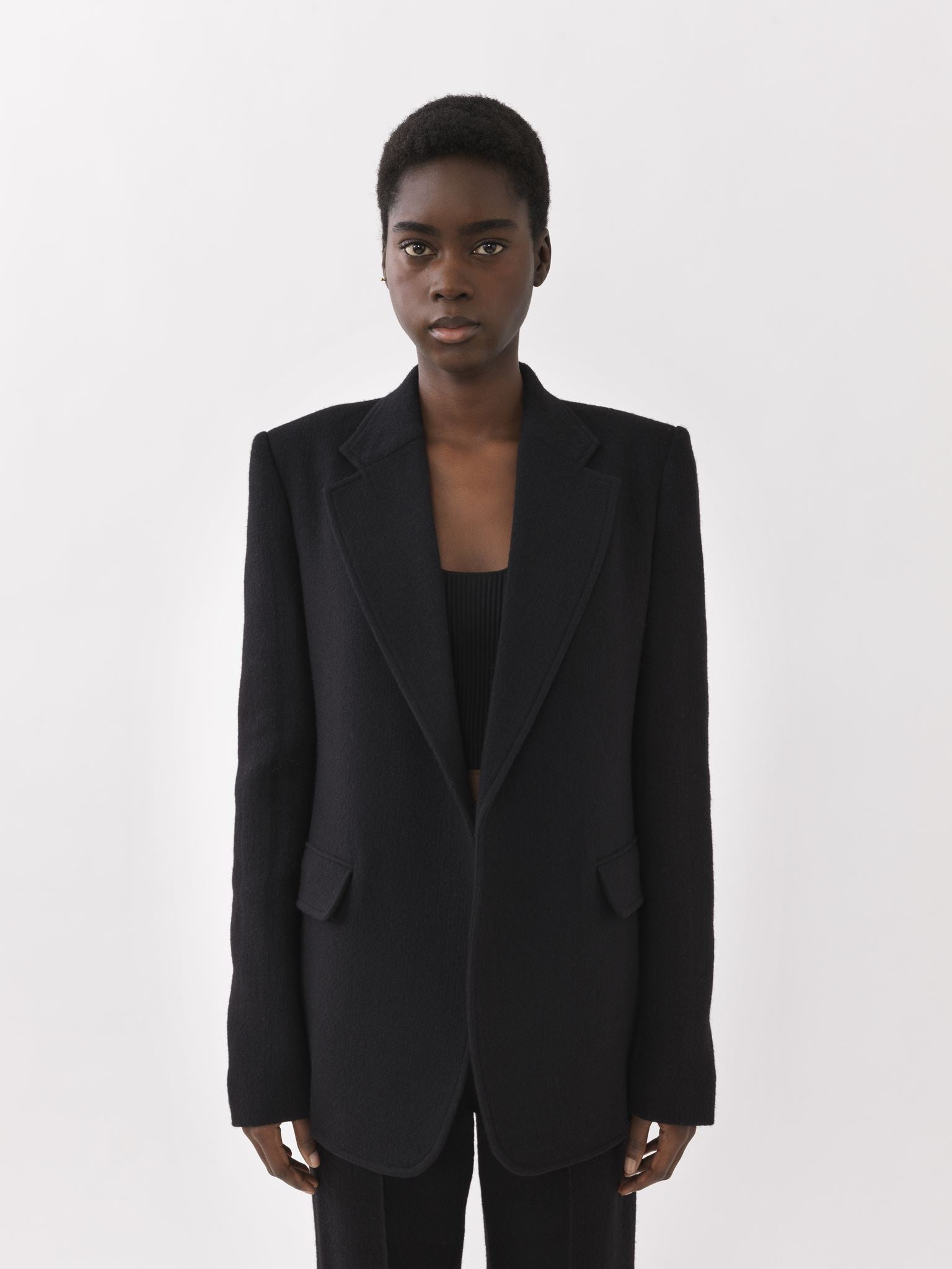 Veste blazer en laine - Black