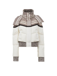 Doudoune à capuche - Marron Multicolor