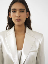Veste blazer en soie - Nuage D'Argent