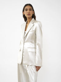 Veste blazer en soie - Nuage D'Argent