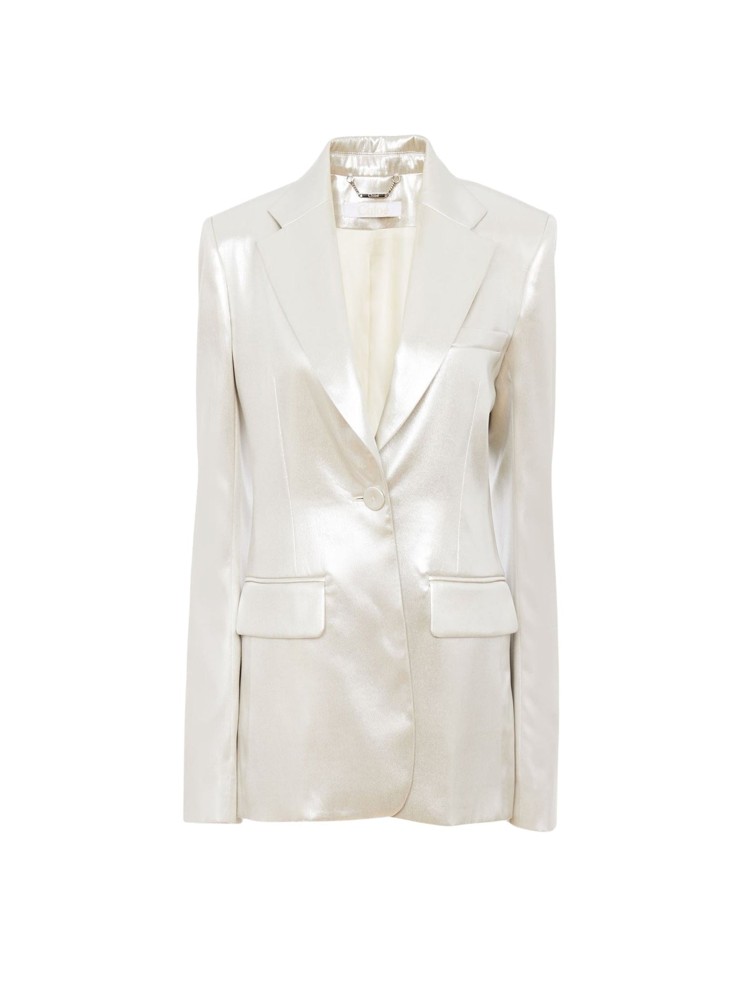 Veste blazer en soie - Nuage D'Argent