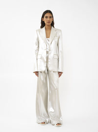 Veste blazer en soie - Nuage D'Argent