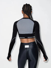 T-shirt Bodyline à manches longues - Black & White