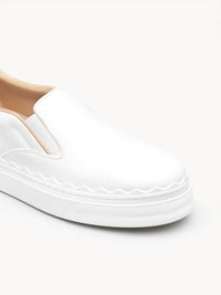 Sneakers Lauren en cuir - Blanc