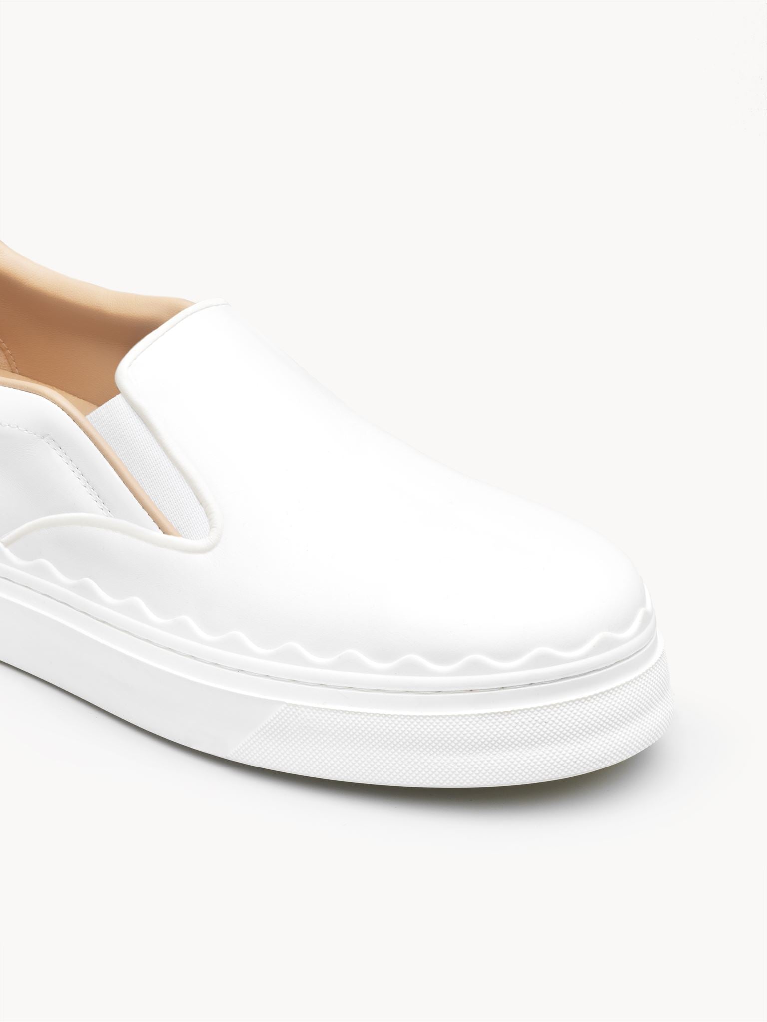 Sneakers Lauren en cuir - Blanc