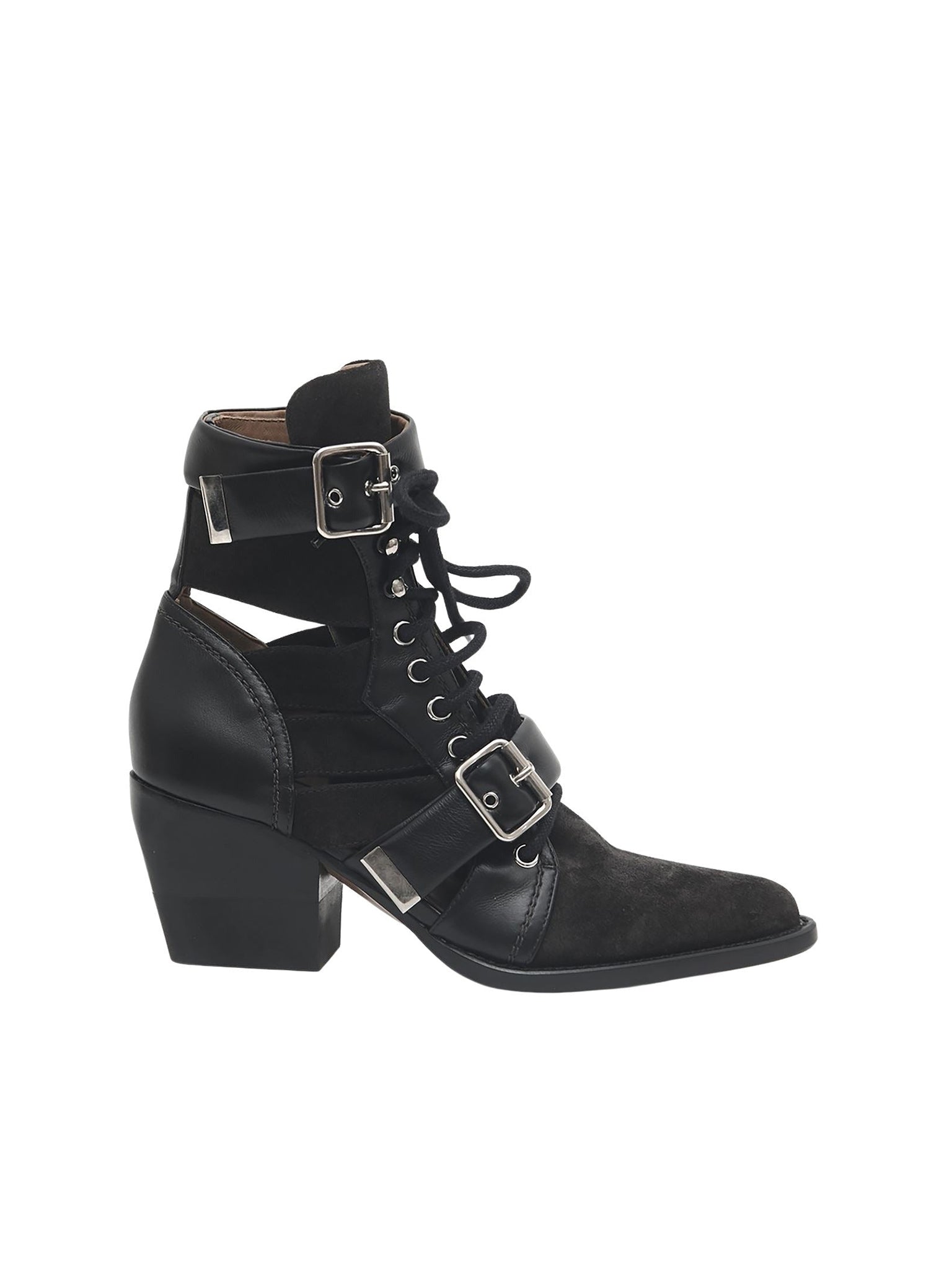 Bottines Rylee en cuir - Charcoal Black
