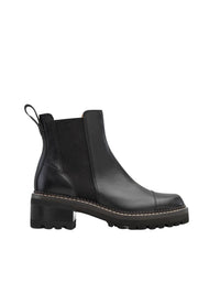 Bottines Mallory en cuir - Black