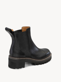 Bottines Mallory en cuir - Black