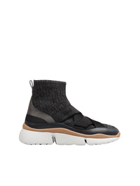 Sneakers Sonnie en cuir - Black