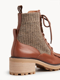 Bottines Franne en mohair - Classic Tobacco
