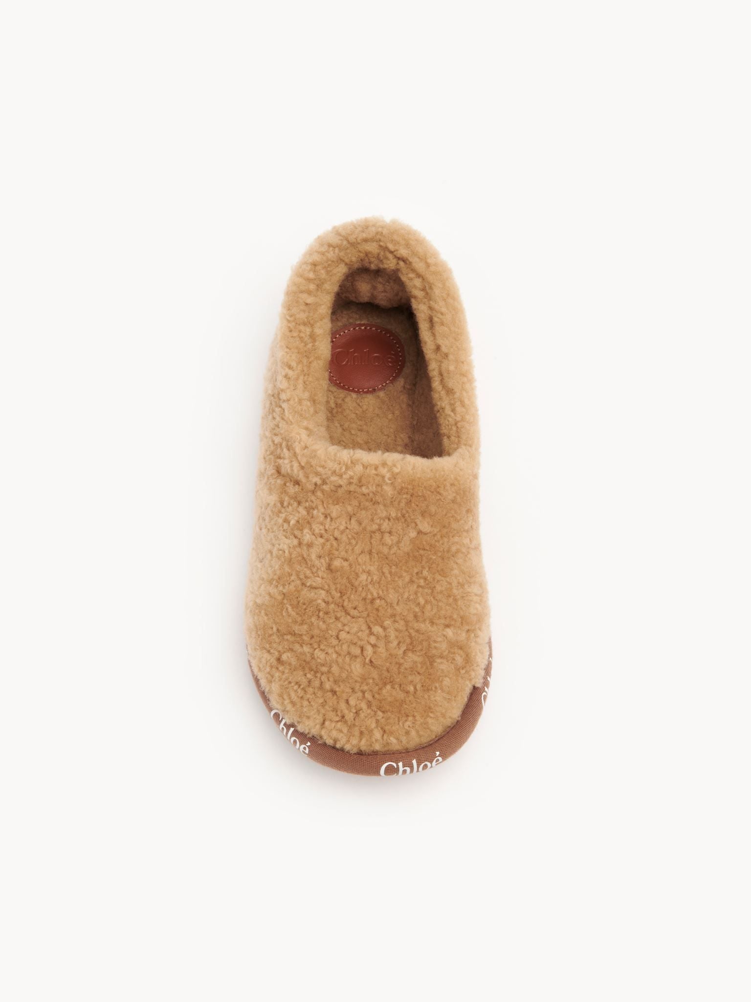 Mules Woody fermée en cuir - Smooth Tan