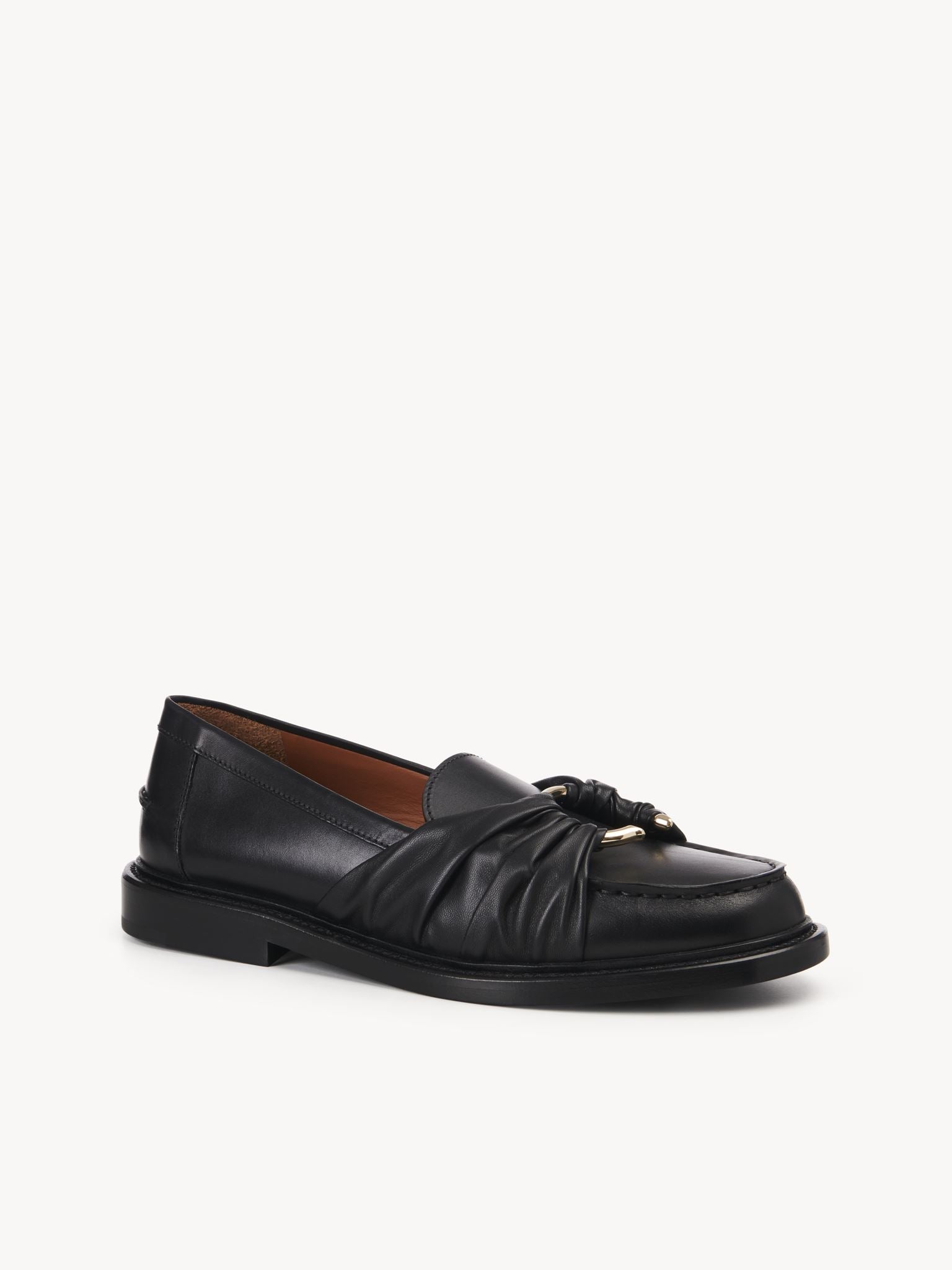 Mocassins C en cuir - Black