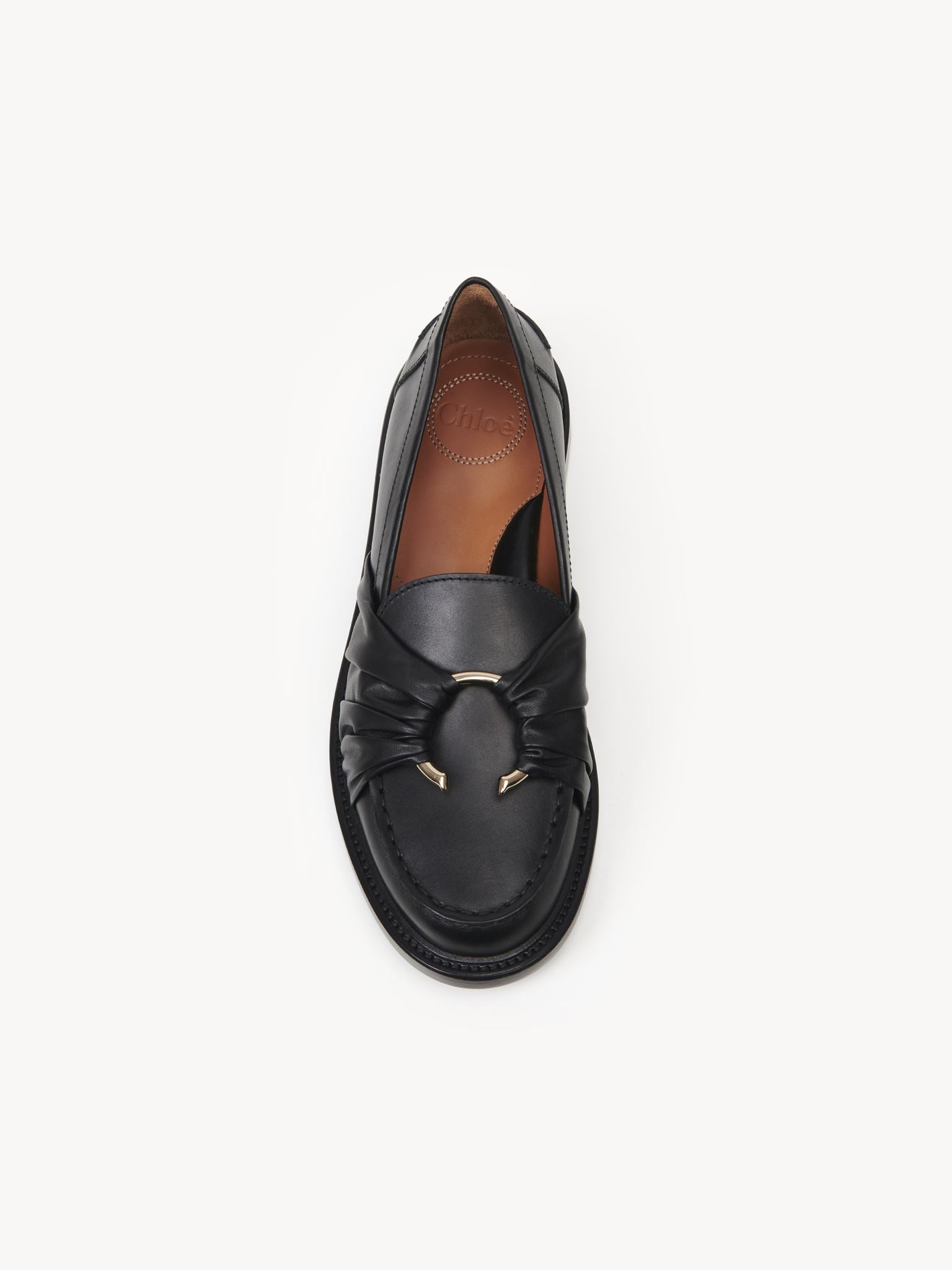 Mocassins C en cuir - Black