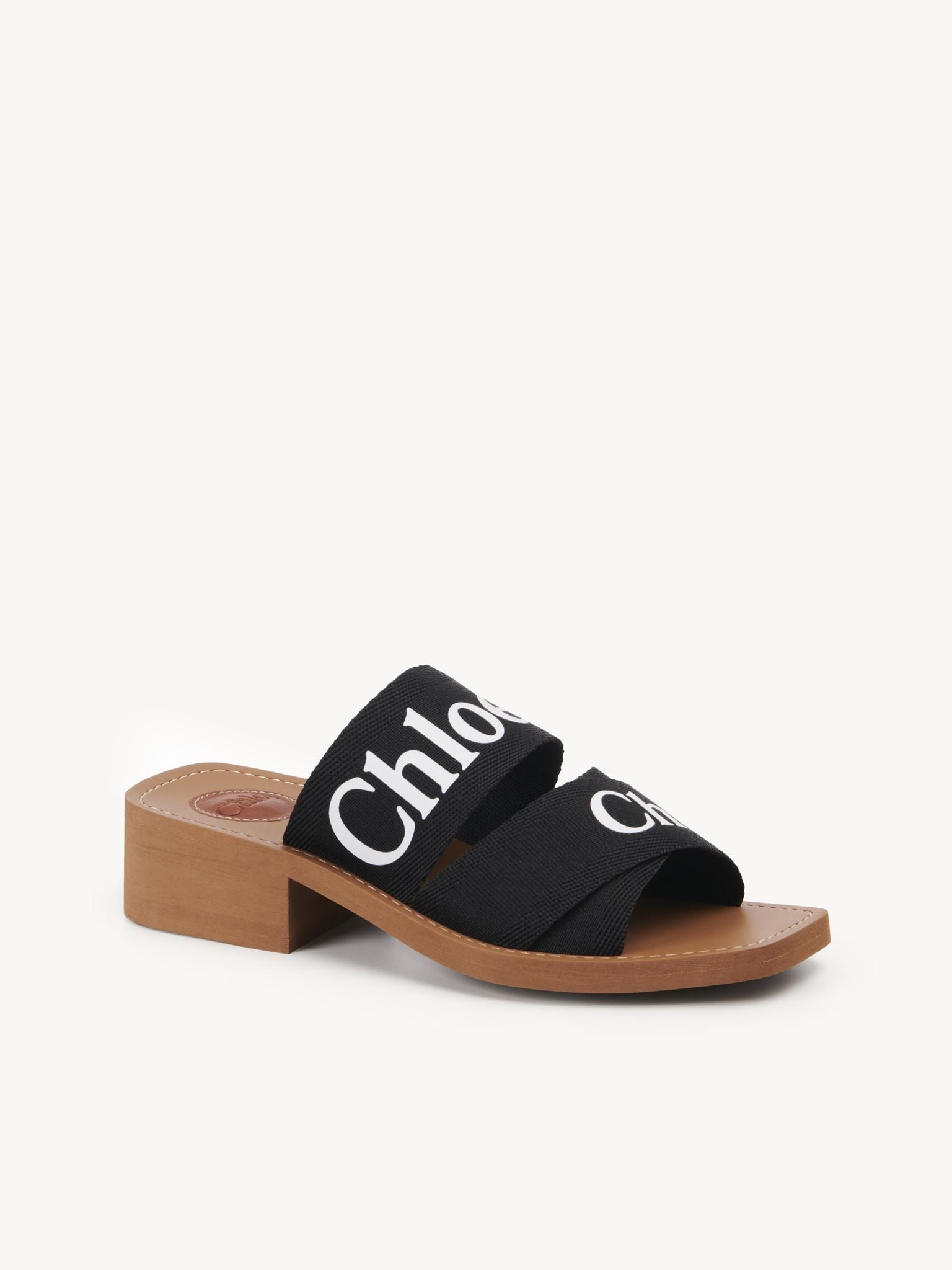 Mules Woody à talons - Black