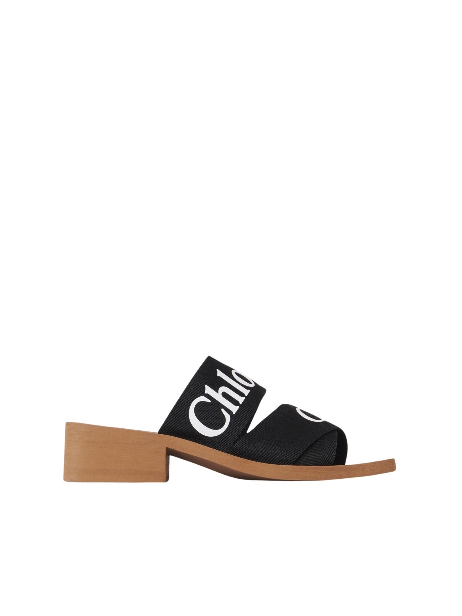Mules Woody à talons - Black