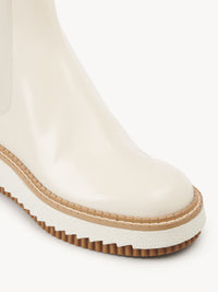 Bottines Kurtys en cuir - Eggshell