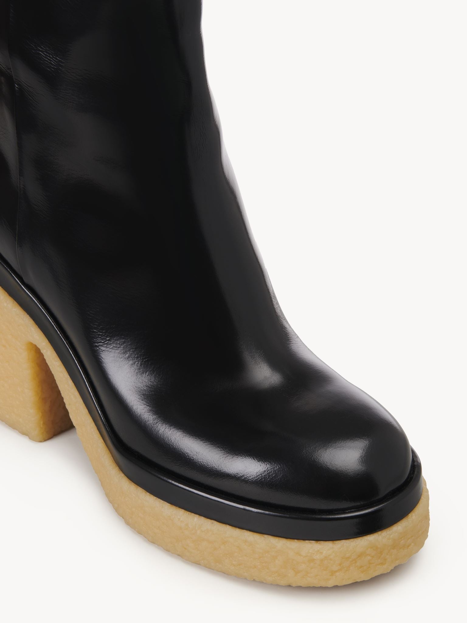 Boots Kurtys en cuir - Black