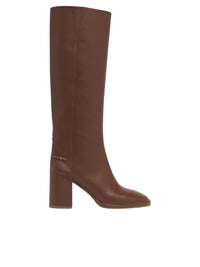 Bottes à talons Edith en cuir - Brunet Brown
