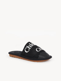 Mules Woody en cuir - Black