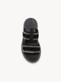 Mules Lilli en cuir - Black