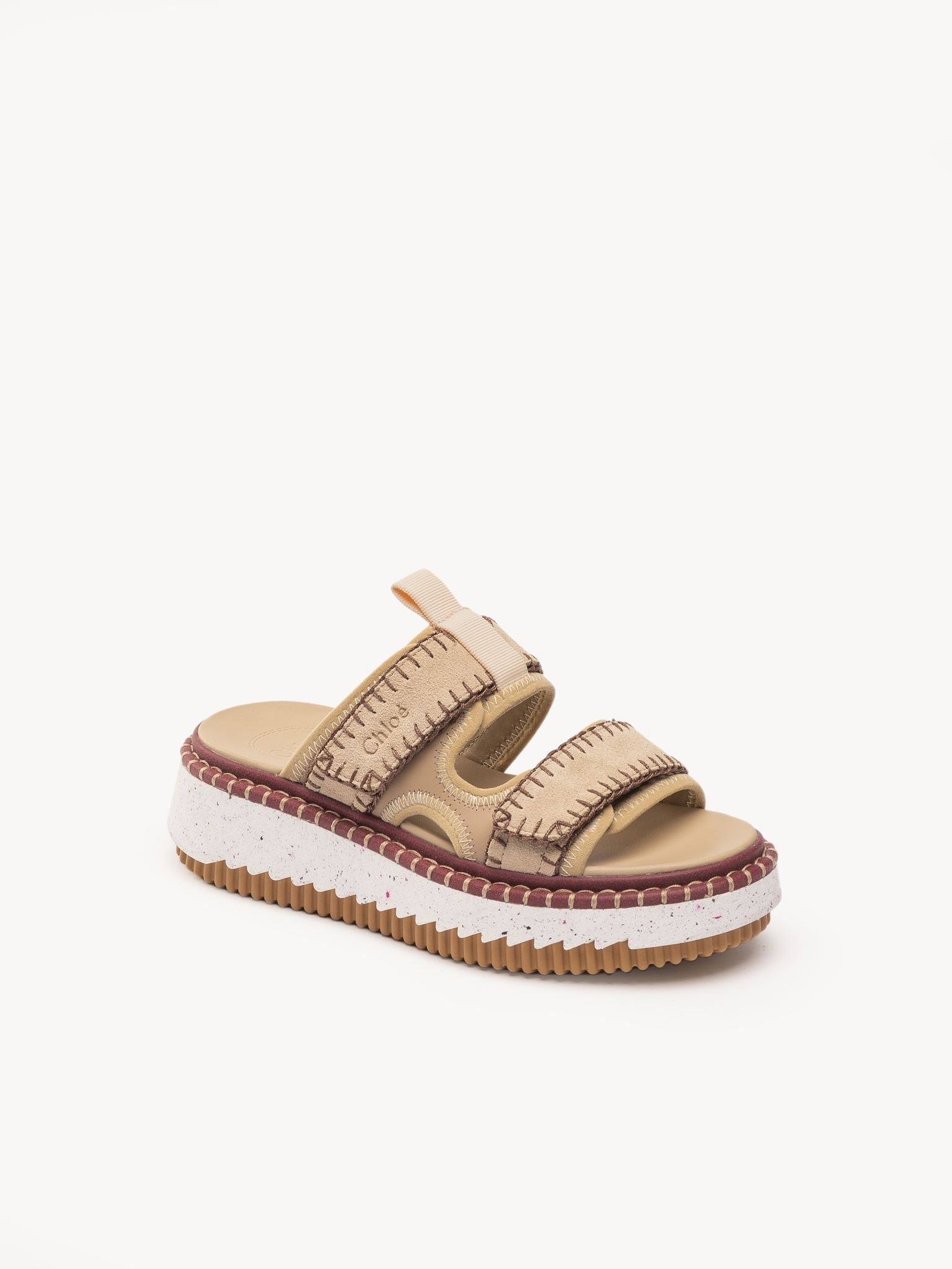 Mules Lilli en cuir - Blush Pâle
