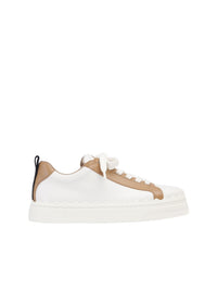Sneakers Lauren en cuir - Blanc Beige
