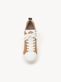 Sneakers Lauren en cuir - Blanc Beige