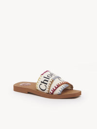 Mules plates Woody - Multicolor White
