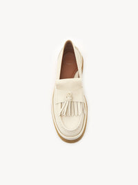 Mocassins Jamie en cuir - Eggshell