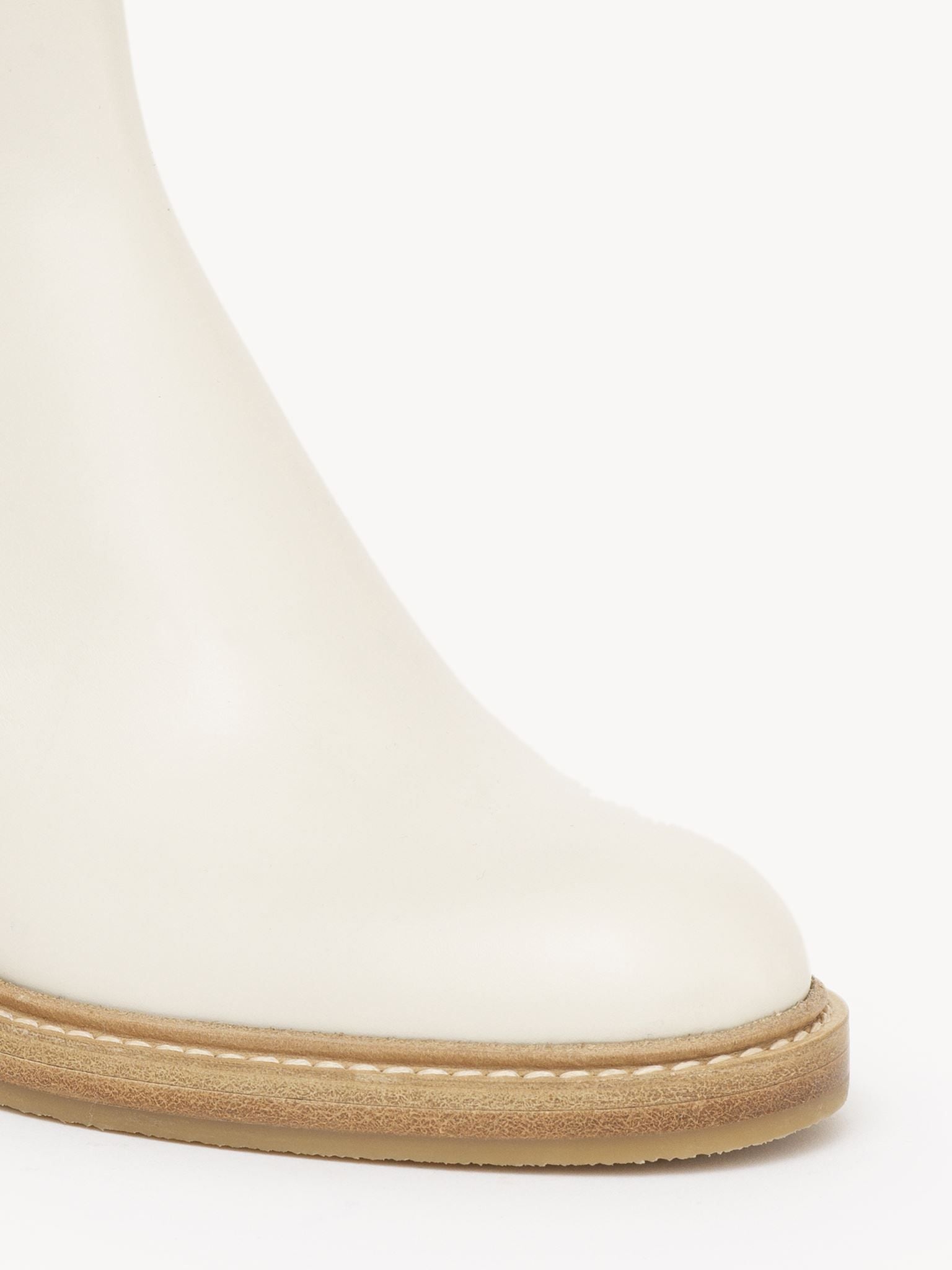 Bottines chelsea Mallo en cuir - Eggshell