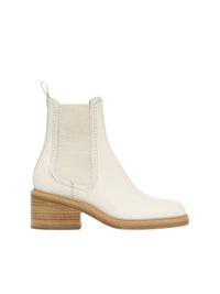 Bottines chelsea Mallo en cuir - Eggshell