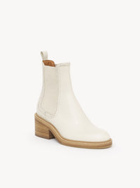 Bottines chelsea Mallo en cuir - Eggshell