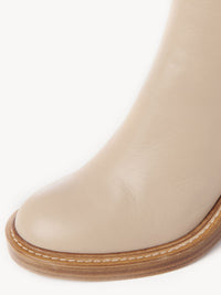 Bottines à talon May en cuir - Bronzage Doux