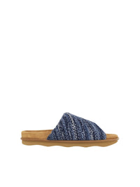 Mules Wavy en cachemire - Multicolor Blue