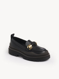 Mocassins Lylia en cuir - Black