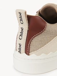 Sneakers Lauren en cuir - White & Brown