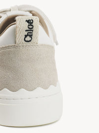 Sneakers Lauren en cuir - White & Beige
