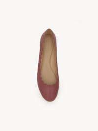 Ballerines Lauren en cuir - Tawny Red