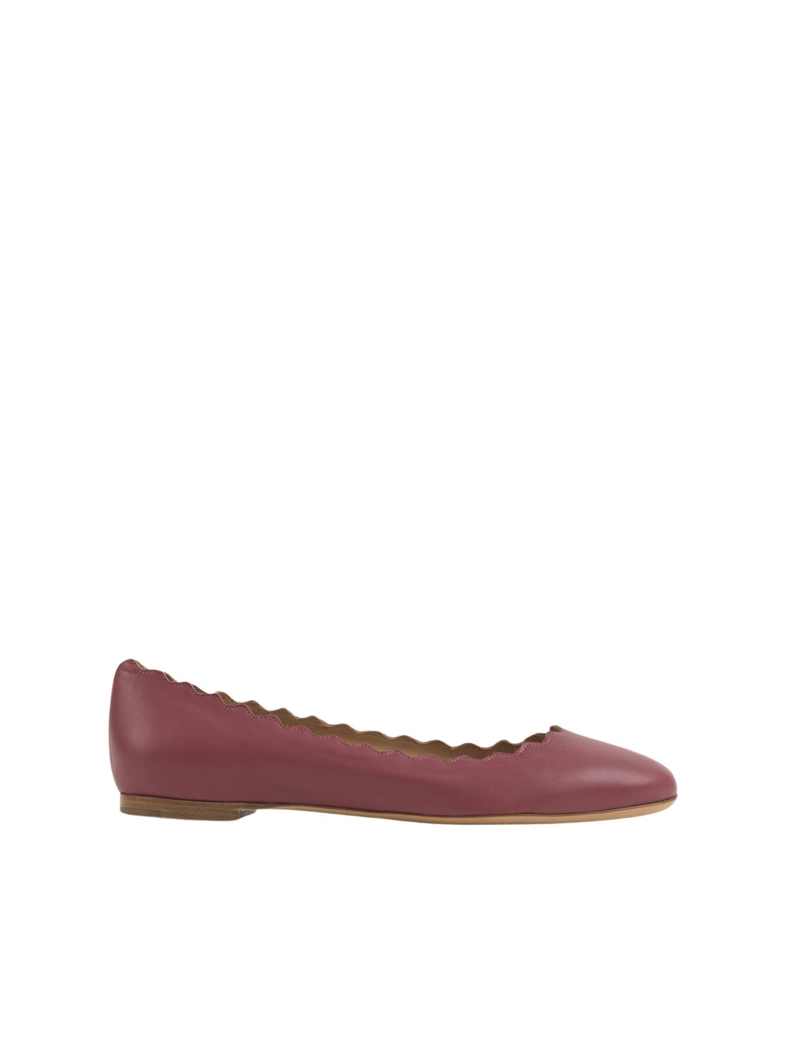 Ballerines Lauren en cuir - Tawny Red